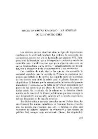 Hacia un nuevo realismo: las novelas de Luis Mateo Díez / Samuel Amell | Biblioteca Virtual Miguel de Cervantes