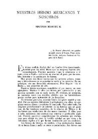 Nuestros héroes mexicanos y nosotros / Edmundo M. Meouchi | Biblioteca Virtual Miguel de Cervantes