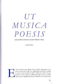 "Ut musica poesis" (Las tentativas musicales de Juan Eduardo Cirlot) / Amador Palacios | Biblioteca Virtual Miguel de Cervantes