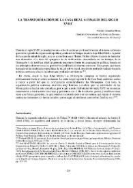 La transformación de la Casa Real a finales del siglo XVIII / Natalia González Heras | Biblioteca Virtual Miguel de Cervantes