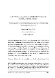 Las voces narrativas en la obra documental agraria de José Neches / Ana Melendo Cruz | Biblioteca Virtual Miguel de Cervantes