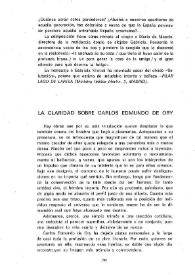 La claridad sobre Carlos Edmundo de Ory / Federico Undiano | Biblioteca Virtual Miguel de Cervantes