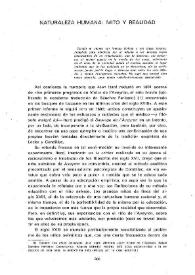 Naturaleza humana: mito y realidad / María del Carmen Iglesias | Biblioteca Virtual Miguel de Cervantes