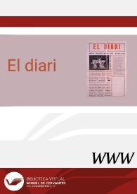 El diari (1968) [Ficha de espectáculo] | Biblioteca Virtual Miguel de Cervantes