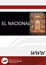  El Nacional (1993) [Ficha de espectáculo] | Biblioteca Virtual Miguel de Cervantes