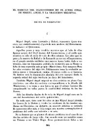 El símbolo del macrocosmos en el juicio final de Miguel Ángel y la tradición medieval / por Miguel de Ferdinandy | Biblioteca Virtual Miguel de Cervantes