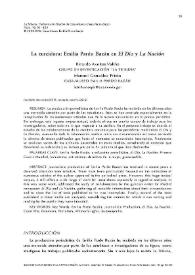 La zurcidora: Emilia Pardo Bazán en "El Día" y "La Nación" / Ricardo Axeitos Valiño y Manuel González Prieto | Biblioteca Virtual Miguel de Cervantes