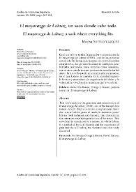 "El mayorazgo de Labraz", un saco donde cabe todo / Marisa Sotelo Vázquez | Biblioteca Virtual Miguel de Cervantes