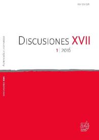 Discusiones. Núm. 17.1, 2016 | Biblioteca Virtual Miguel de Cervantes
