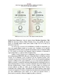 Eulàlia Ferrer Montserrat, viuda de Antoni Brusi Mirabent [editora, impresora] (Barcelona, 1780-1841) [Semblanza] / Marta Ortega Balanza | Biblioteca Virtual Miguel de Cervantes