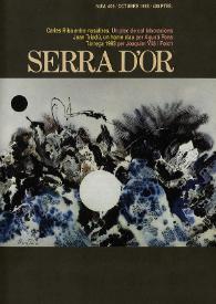 Serra d'Or. Any XXXV, núm. 406, octubre 1993 | Biblioteca Virtual Miguel de Cervantes