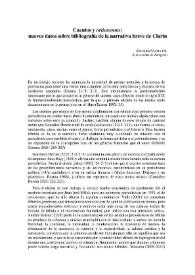 Cuentos y "articuentos": nuevos datos sobre bibliografía de la narrativa breve de Clarín / Ángeles Ezama Gil | Biblioteca Virtual Miguel de Cervantes