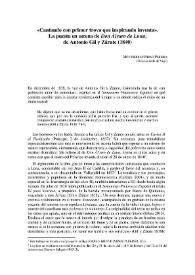 "Cantando con primor trova que inspirando inventa". La puesta en escena de "Don Álvaro de Luna", de Antonio Gil y Zárate (1840) / Montserrat Ribao Pereira | Biblioteca Virtual Miguel de Cervantes