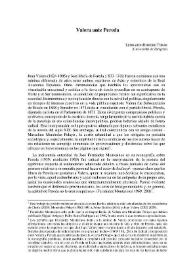 Valera ante Pereda / Leonardo Romero Tobar | Biblioteca Virtual Miguel de Cervantes