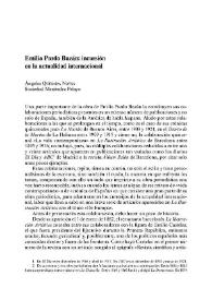 Emilia Pardo Bazán: incursión en la actualidad internacional / Ángeles Quesada Novás | Biblioteca Virtual Miguel de Cervantes