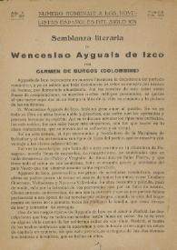 Semblanza literaria de Wenceslao Ayguals de Izco / por Carmen de Burgos (Colombine) | Biblioteca Virtual Miguel de Cervantes