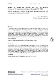Armar al pueblo en defensa del rey: las milicias contrarrevolucionarias y realistas en Europa (1789-1830) / Álvaro París Martín | Biblioteca Virtual Miguel de Cervantes