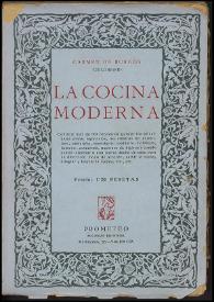 La cocina moderna / prólogo y arreglo de Carmen de Burgos Seguí | Biblioteca Virtual Miguel de Cervantes