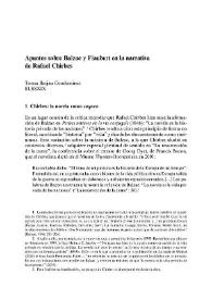 Apuntes sobre Balzac y Flaubert en la narrativa de Rafael Chirbes / Teresa Barjau Condomines | Biblioteca Virtual Miguel de Cervantes