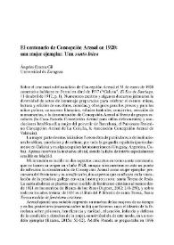 El centenario de Concepción Arenal en 1920: una mujer ejemplar. Una "santa laica" / Ángeles Ezama Gil | Biblioteca Virtual Miguel de Cervantes