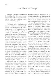 Cuadernos hispanoamericanos, núm. 636 (junio 2003). Los libros en Europa / B. M. | Biblioteca Virtual Miguel de Cervantes