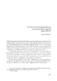La Guerra de la Independencia en el teatro lírico español (1814-1914) / Ana M.ª Freire | Biblioteca Virtual Miguel de Cervantes