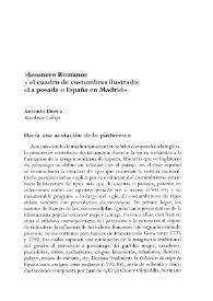 Mesonero Romanos y el cuadro de costumbres ilustrado: "La posada o España en Madrid" / Antonio Dorca | Biblioteca Virtual Miguel de Cervantes