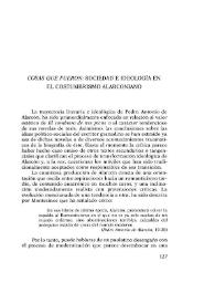 "Cosas que fueron": sociedad e ideología en el costumbrismo alarconiano / Dionisio Viscarri | Biblioteca Virtual Miguel de Cervantes