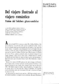 Del viajero ilustrado al viajero romántico. Visión del folclore gitano-andaluz / Margarita Torrione | Biblioteca Virtual Miguel de Cervantes