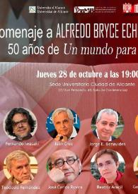 Más información sobre Homenaje a Alfredo Bryce Echenique: 50 años de "Un mundo para Julius"