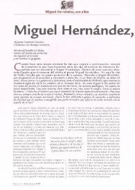 Miguel Hernández, poeta de la luz / Alejandro Fernández González | Biblioteca Virtual Miguel de Cervantes