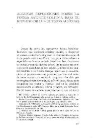 Algunas reflexiones sobre la poesía satírico-política bajo el reinado de los últimos Austrias  / Luis Rosales | Biblioteca Virtual Miguel de Cervantes