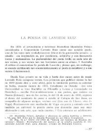 La poesía de Laverde Ruiz / José María Martínez Cachero | Biblioteca Virtual Miguel de Cervantes