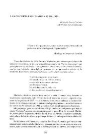 Las "Galerías" machadianas de 1924 / Gregorio Torres Nebrera | Biblioteca Virtual Miguel de Cervantes