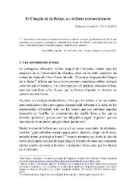 El Chapín de la Reina, un tributo extraordinario / Juan Eduardo Leonetti | Biblioteca Virtual Miguel de Cervantes