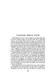 Campoamor, sobre el tapete / Carlos Murciano | Biblioteca Virtual Miguel de Cervantes