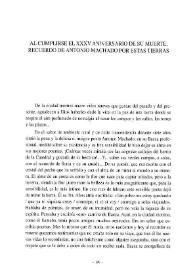 Al cumplirse el XXXV aniversario de su muerte, recuerdo de Antonio Machado por estas tierras / Antonio Checa Lechuga    | Biblioteca Virtual Miguel de Cervantes