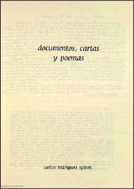 Documentos, cartas y poemas / Carlos Rodríguez-Spiteri | Biblioteca Virtual Miguel de Cervantes