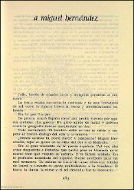A Miguel Hernández / Guillermo Fonseca Fernández | Biblioteca Virtual Miguel de Cervantes