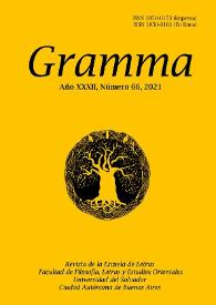 Gramma. Año XXXII, número 66, 2021 | Biblioteca Virtual Miguel de Cervantes