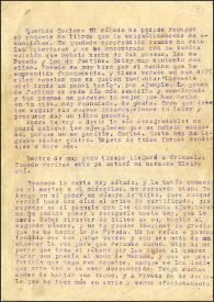 Carta de Miguel Hernández a Carlos Fenoll. Madrid, mayo de 1936 | Biblioteca Virtual Miguel de Cervantes