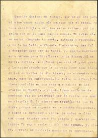 Carta de Miguel Hernández a Carlos Fenoll. Madrid, 12 de junio de 1936 | Biblioteca Virtual Miguel de Cervantes