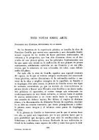 Cuadernos Hispanoamericanos, núm. 263-264 (mayo-junio 1972). Tres notas sobre arte / Raúl Chávarri | Biblioteca Virtual Miguel de Cervantes
