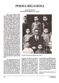 Poesía religiosa / Francis Aggor | Biblioteca Virtual Miguel de Cervantes