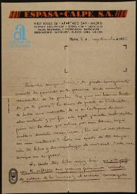 Carta de Miguel Hernández a María Cegarra. Madrid, 7 de septiembre de 1935 | Biblioteca Virtual Miguel de Cervantes