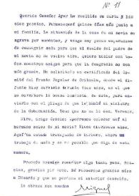 Carta de Miguel Hernández a José María de Cossío. [Orihuela (Alicante), 3 de septiembre de 1936] | Biblioteca Virtual Miguel de Cervantes