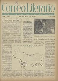 Correo Literario : Arte y Letras Hispanoamericanas. Año I, núm. 12, 15 de noviembre de 1950 | Biblioteca Virtual Miguel de Cervantes