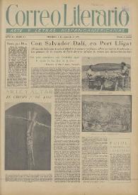 Correo Literario : Arte y Letras Hispanoamericanas. Año II, núm. 31, 1 de septiembre de 1951 | Biblioteca Virtual Miguel de Cervantes