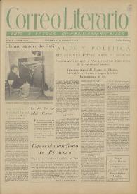 Correo Literario : Arte y Letras Hispanoamericanas. Año II, núm. 34-35, 1 de noviembre de 1951 | Biblioteca Virtual Miguel de Cervantes