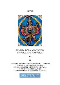 Signa : revista de la Asociación Española de Semiótica. Núm. 32, 2023 | Biblioteca Virtual Miguel de Cervantes